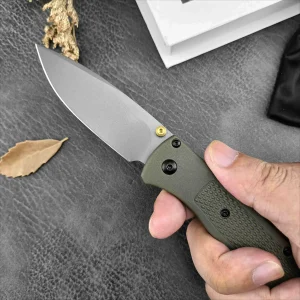 Camping/Fishing Folding Pocket Knife 440C steel blade