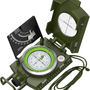 IP65 Compass Hiking & Camping Navigation, with Clinometer